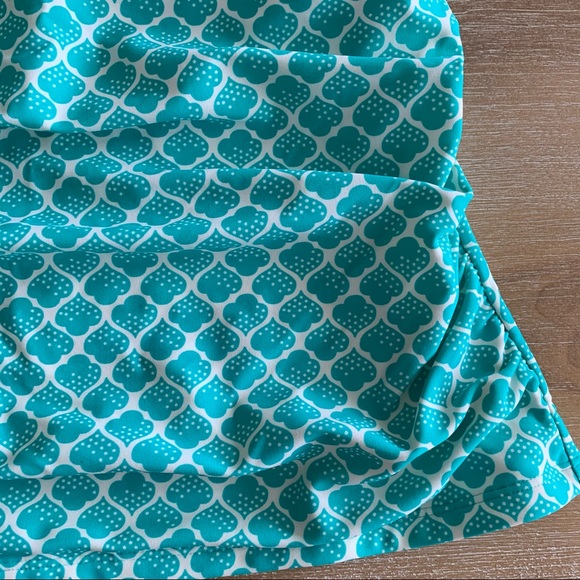 Boden Green Swimsuit Top 6 - Picture 2 of 4